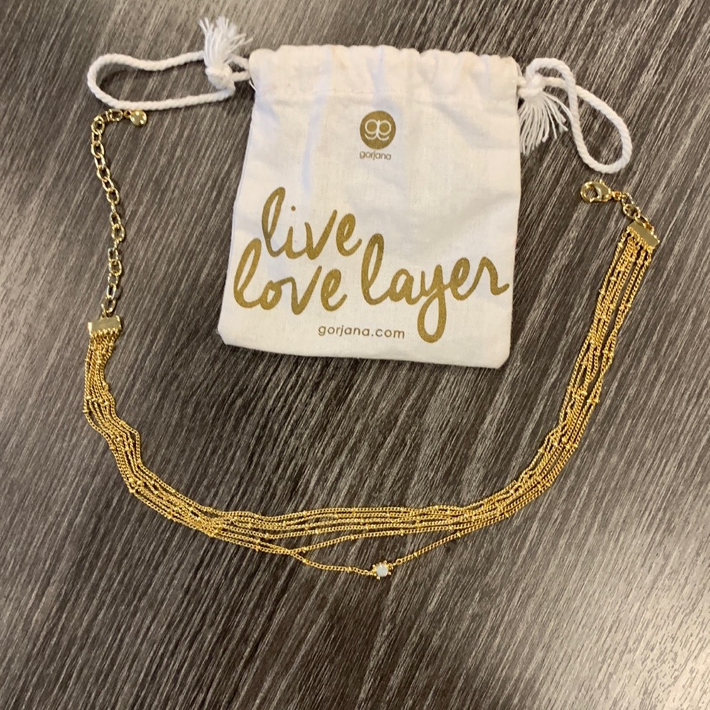 Gold layered necklace/choker